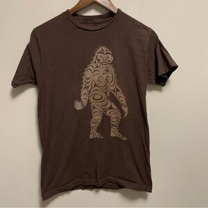 Sasquatch Native Northwest Indigenous Art Tee Men’s Medium